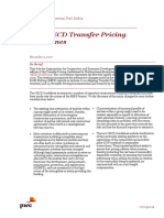 New Oecd Transfer Pricing Guidelines: Tax Alert Tax Consulting Services, PWC Serbia