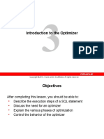 Introduction To The Optimizer