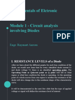 ECE 027 - Diode Resistance Levels and Equivalent Circuits