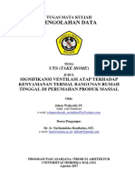 Signifikansi Ventilasi Atap Terhadap Kenyamanan Termal Bangunan Rumah Tinggal Di Perumahan Produk Massal