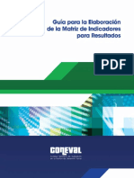 Guia Para La Elaboracion de Matriz de Indicadores