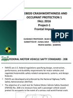 Me8020 Crashworthiness and Occupant Protection 1 FALL 2016 Project-1 Frontal Impact