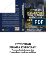 Buku Ketentuan Pidana Korporasi