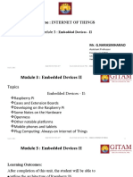 Course: Internet of Things: Embedded Devices - II