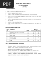 Class 10 Computer Application Code 165 Study Material | PDF | Html ...