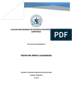 Relación de La Psicopedagogía Con La Didáctica Ensayo