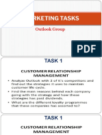 Marketing Tasks: Outlook Group