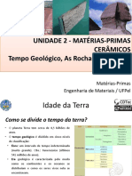 Aula 4 - Tempo Geológico-Rochas-Ciclo Das Rochas