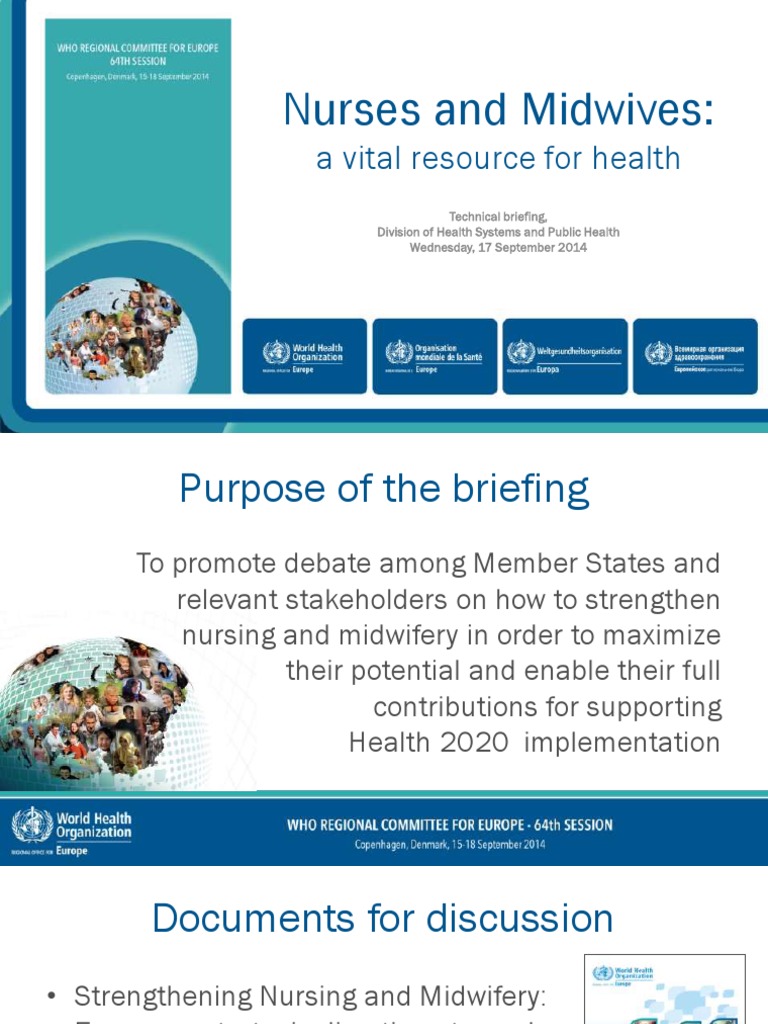 Nurses And Midwives Pdf World Health Organization Midwife