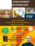 Sosialisasi TPE 2020 Keuskupan Malang Kongres 1