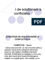 9 Strategii de Soluționare A Conflictelor