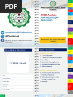 RPMS Portfolio: For Proficient Teachers