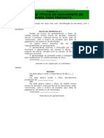 Modelo 09 - Recibo de Título Ou Documentos de Dívida para Protesto