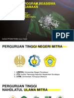 Sosialisasi Program Beasiswa Prestasi Keagamaan Pwnu Jatim