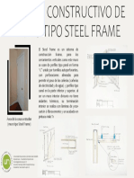 Detalle Constructivo de Muro Tipo Steel Frame
