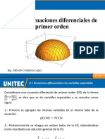 Ecuaciones Diferenciales de Primer Orden