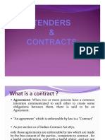 Tender  contracts