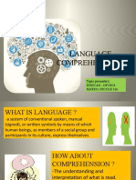 Language Comprehension: Topic Presenters Didican, Divina Mateo, Nicole Joy