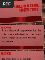 Elements of Dance Production Explained | PDF | Dances | Performing Arts