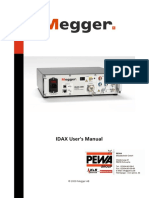Megger IDAX300 User's Manual