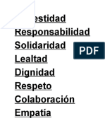 Valores Seguridad Basada en Valores