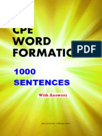 Tailieuhoctienganh.net-CPE Word Formation - 1000 Sentences With Answers