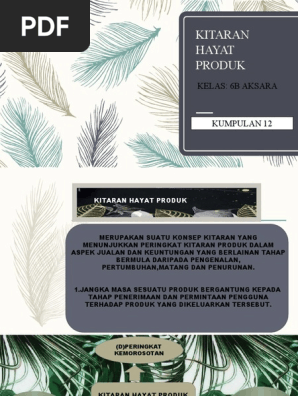 Kitaran Hayat Produk Pdf