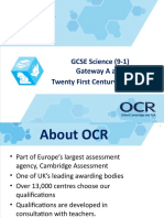 GCSE Science (9-1) Gateway A and Twenty First Century Science B