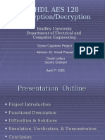 VHDL Aes 128 Encryption/Decryption: Bradley University Department of Electrical and Computer Engineering