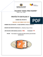 Proyecto Escolares 2 Parcial 2 Semana