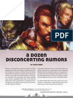 A Dozen Disconcerting Rumors: by Philip Reed