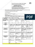 Rúbrica de Proyectos Escolares 8v0., 9n0. y 10mo.