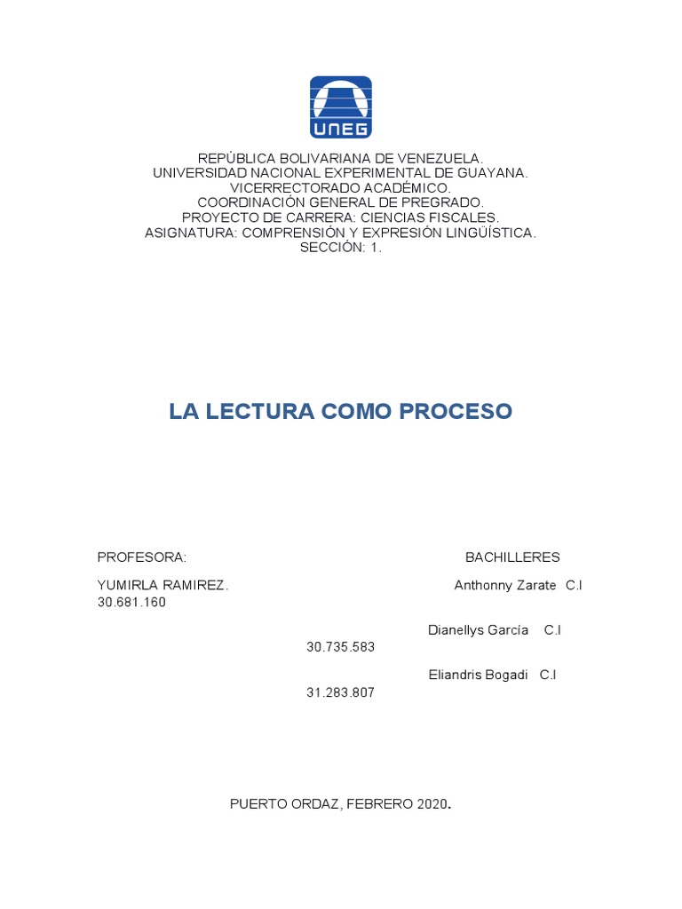 La lectura como proceso activo | PDF | Comprensión lectora | Comprensión