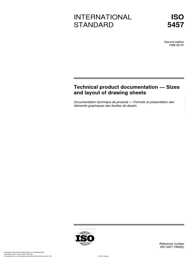 ISO 5457 Tamaño y Layout | PDF | International Organization For ...