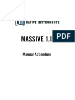 Massive 1.1 Manual Addendum English