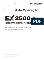 Hitachi EX2500-6 Manual de Operação
