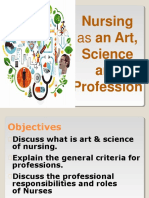 Nursing Science and Profession: As An Art