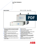 Models El3020, El3040: Easyline Continuous Gas Analyzers