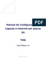 Configuração 3G menos de