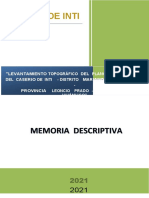 MEMORIA DESCRIPTIVA Inti