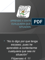 APRENDE A CONTENTARTE CUALQUIERA QUE SEA TU SITUACION