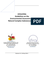 EFEO/IFRA Guidelines on Environmental Assessment of Natural Complex Substances (NCS