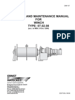 Operation and Maintenance Manual FOR Winch TYPE: 07.02.08: (Acc. To MSC.1/Circ.1206)