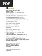 Letra de 