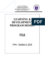 L and D Training Package