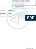 Hq-Poura Bhavan, Fd-415A, Bidhannagar, Kolkata - 700106: BMC Property Tax Payment Receipt