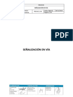 PRO-N 3 1-06 Procedimiento Señalización en Vía