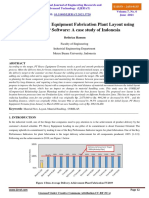 Planning of Heavy Equipment Fabrication Plant Layout Using CORELAP Software: A Case Study of Indonesia