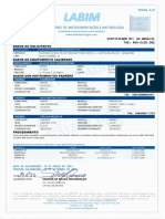 Certificado de Calibração de Alicate Volt-Amperimetro