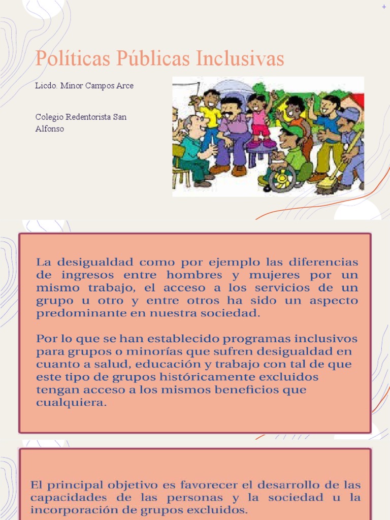 Políticas Publicas Inclusivas 40s | PDF | Política | Ciencias sociales